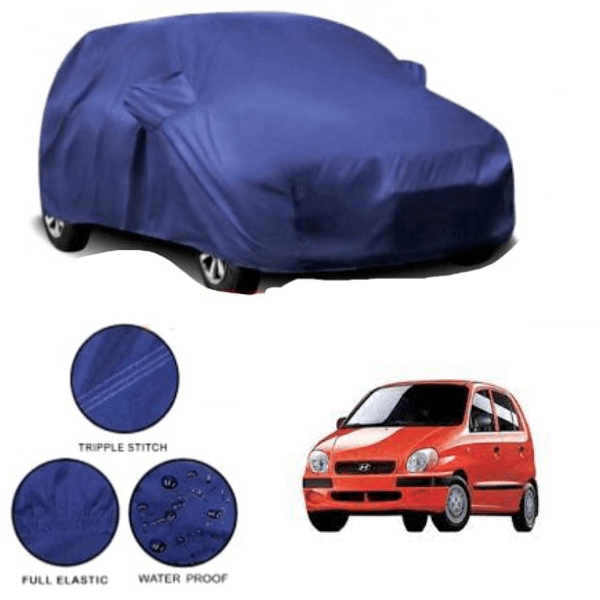 Hyundai Santro Microfiber Anti Scratch & Anti Swirls Water Resistant Top Cover