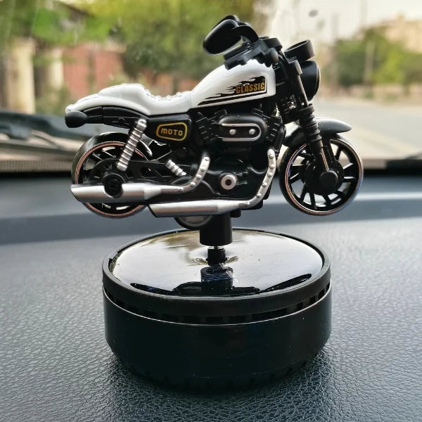 Car Dashboard Solar Air Freshener Harley Davidson with Refill Perfume