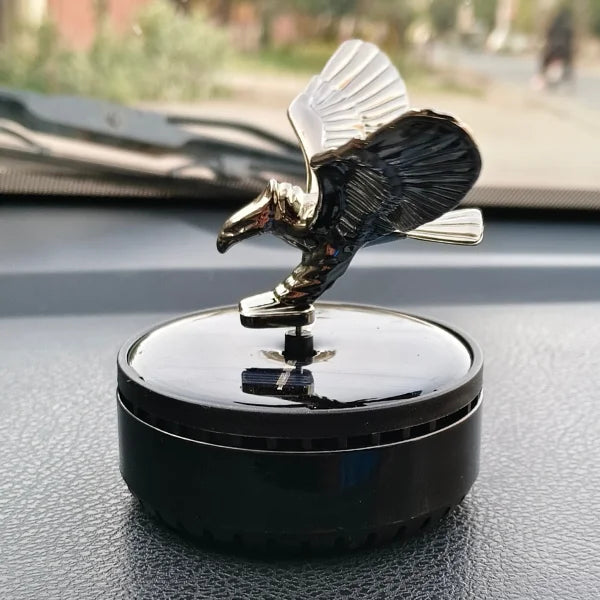 Car Dashboard Solar Air Freshener Eagle with Refill Perfume