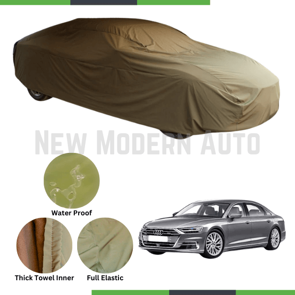 Audi A8 Microfiber Anti Scratch & Anti Swirls Water Resistant Top Cover