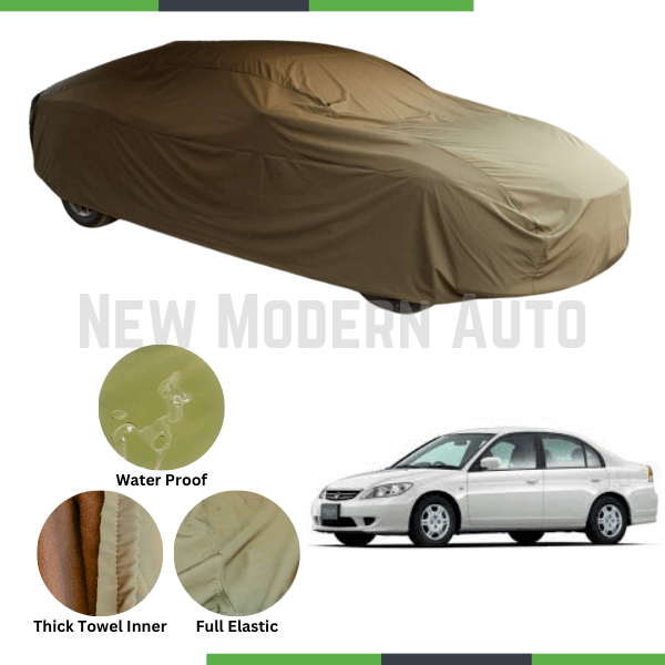 Honda Civic Microfiber Anti Scratch & Anti Swirls Water Resistant Top Cover | Model 2002 - 2006