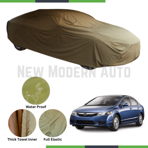 Honda Civic Microfiber Anti Scratch & Anti Swirls Water Resistant Top Cover | Model 2007 - 2012