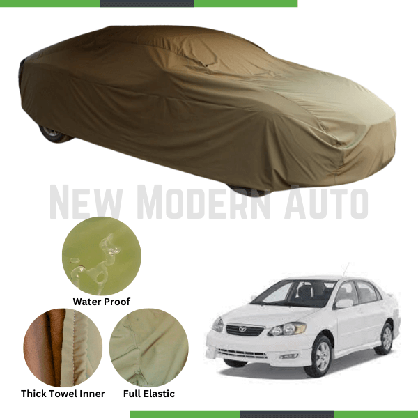 Toyota Corolla Microfiber Anti Scratch & Anti Swirls Water Resistant Top Cover | Model 2003 - 2008