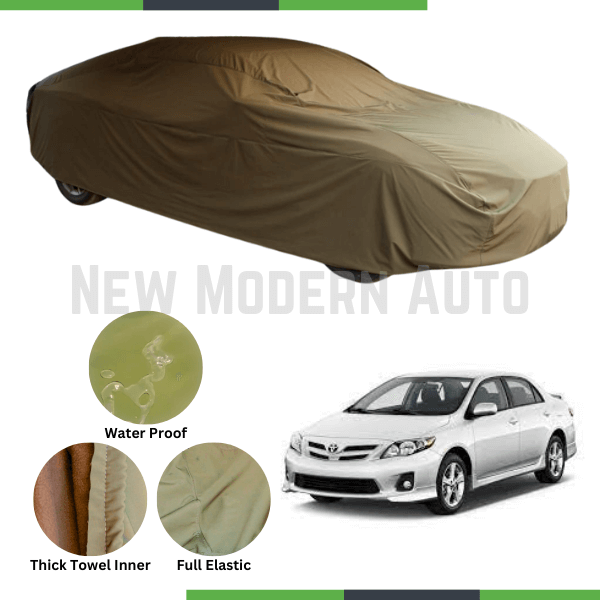 Toyota Corolla Microfiber Anti Scratch & Anti Swirls Water Resistant Top Cover | Model 2009 - 2014