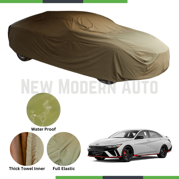 Hyundai Elantra N-Line Microfiber Anti Scratch & Anti Swirls Water Resistant Top Cover