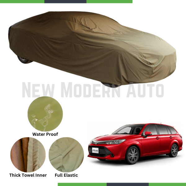 Toyota Fielder Microfiber Anti Scratch & Anti Swirls Water Resistant Top Cover