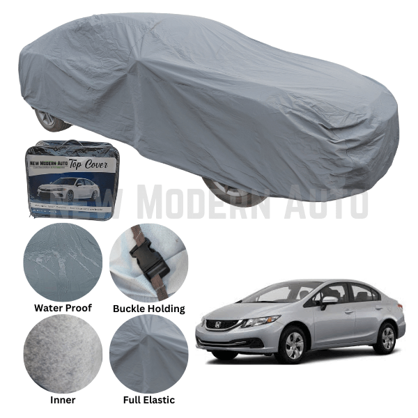 Honda Civic Anti Scratch Water Resistant PVC Cotton Top Cover | Model 2013 - 2016