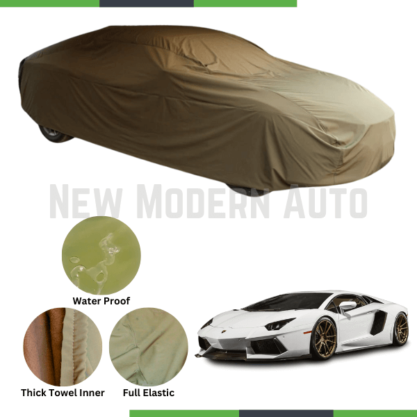 Lamborghini Microfiber Anti Scratch & Anti Swirls Water Resistant Top Cover