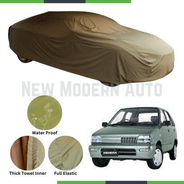 Suzuki Mehran Microfiber Anti Scratch & Anti Swirls Water Resistant Top Cover