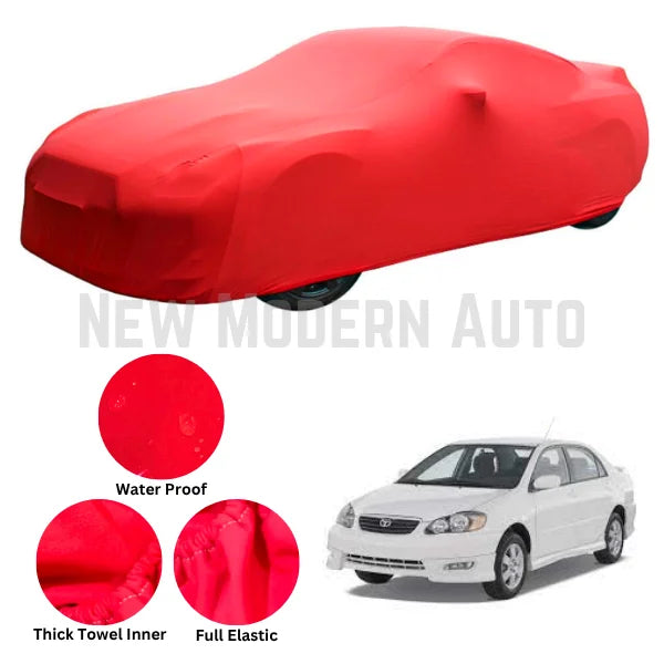 Toyota Corolla Microfiber Anti Scratch & Anti Swirls Water Resistant Top Cover | Model 2003 - 2008
