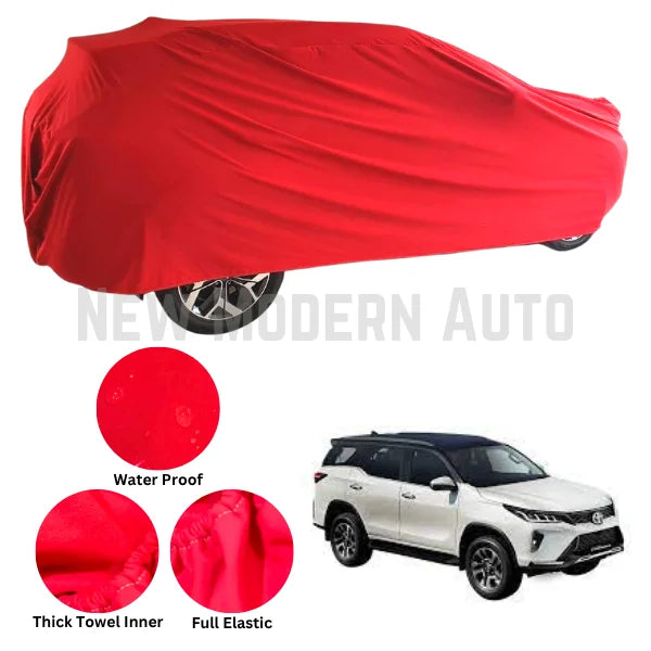 Toyota Fortuner Microfiber Anti Scratch & Anti Swirls Water Resistant Top Cover