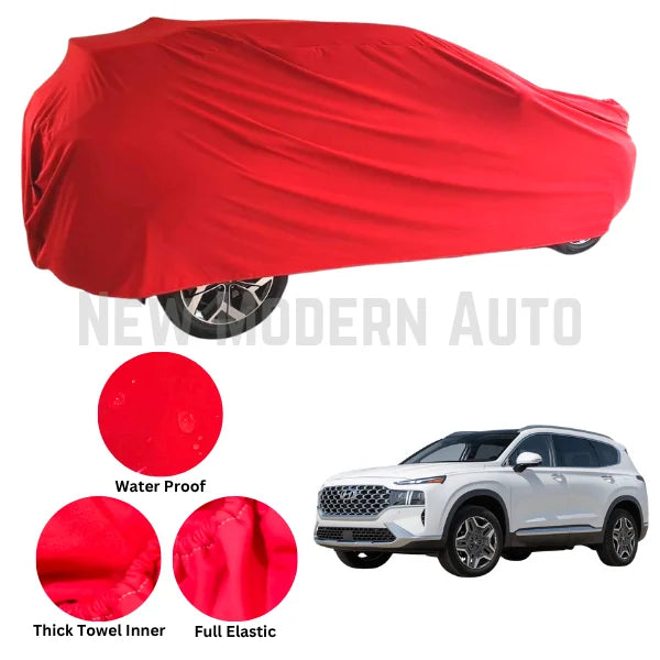 Hyundai Santa Fe Microfiber Anti Scratch & Anti Swirls Water Resistant Top Cover