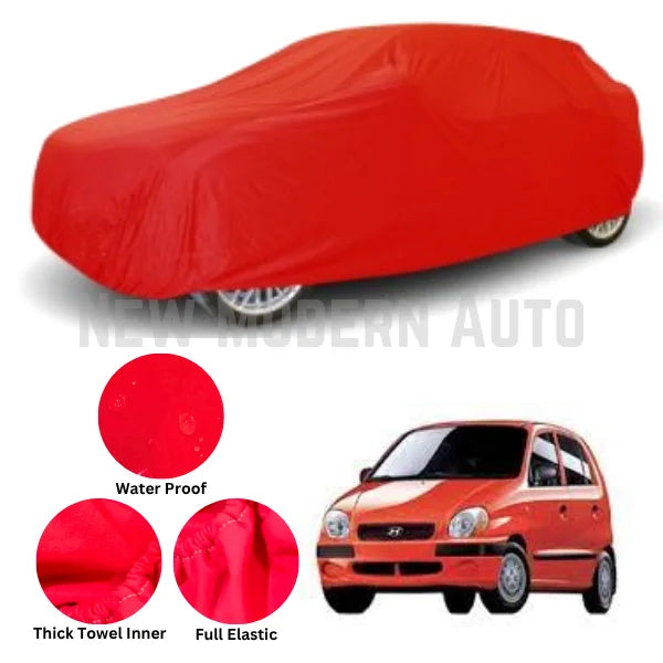 Hyundai Santro Microfiber Anti Scratch & Anti Swirls Water Resistant Top Cover