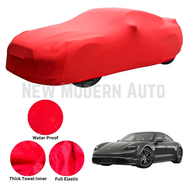 Porsche Taycan Microfiber Anti Scratch & Anti Swirls Water Resistant Top Cover