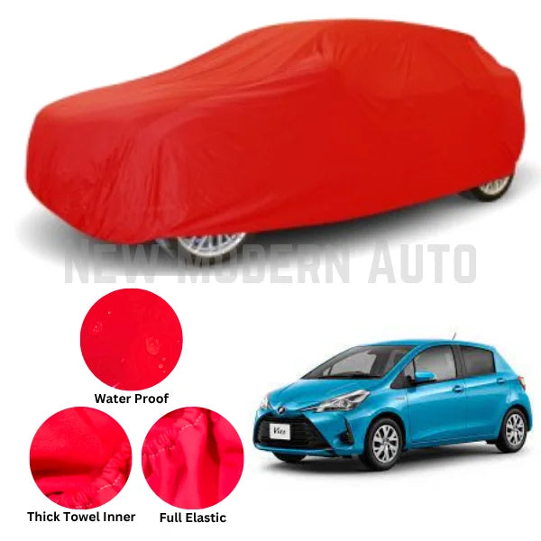 Toyota Vitz Microfiber Anti Scratch & Anti Swirls Water Resistant Top Cover | Model 2017 - 2026