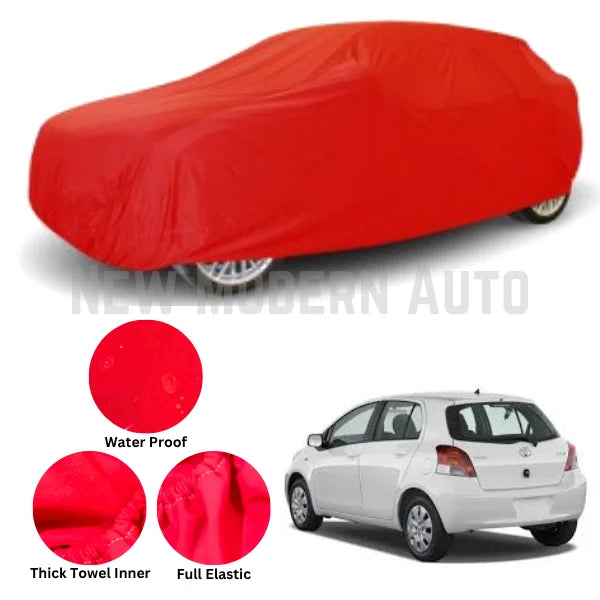 Toyota Vitz Microfiber Anti Scratch & Anti Swirls Water Resistant Top Cover | Model 2009 - 2016
