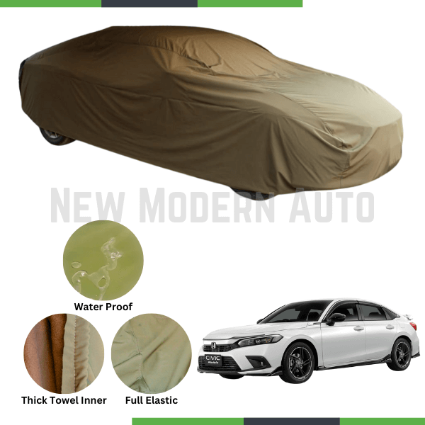 Honda Civic Microfiber Anti Scratch & Anti Swirls Water Resistant Top Cover | Model 2022 - 2026