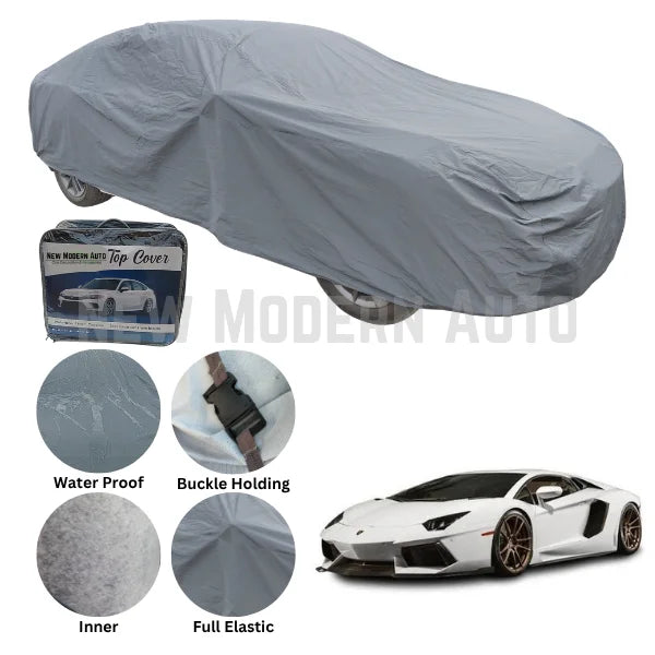 Lamborghini Anti Scratch Water Resistant PVC Cotton Top Cover