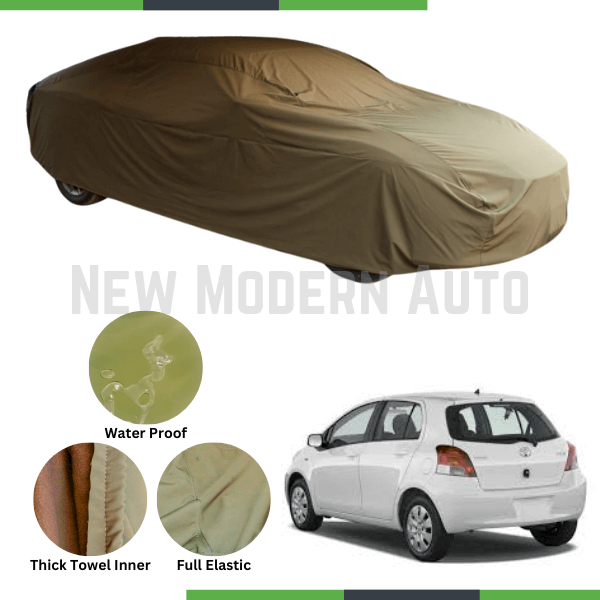 Toyota Vitz Microfiber Anti Scratch & Anti Swirls Water Resistant Top Cover | Model 2009 - 2016