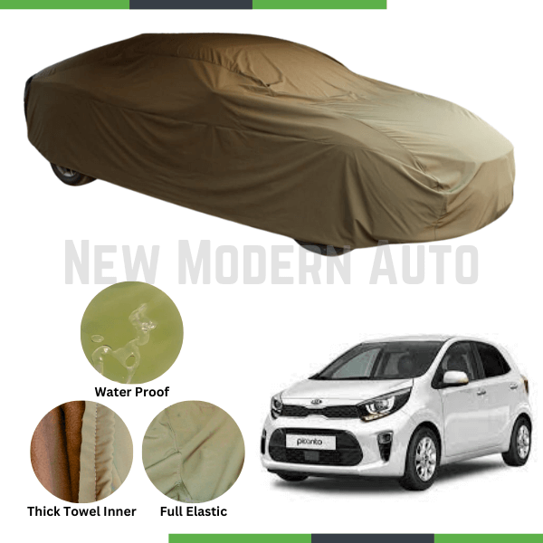 KIA Picanto Microfiber Anti Scratch & Anti Swirls Water Resistant Top Cover