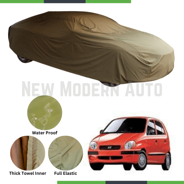 Hyundai Santro Microfiber Anti Scratch & Anti Swirls Water Resistant Top Cover