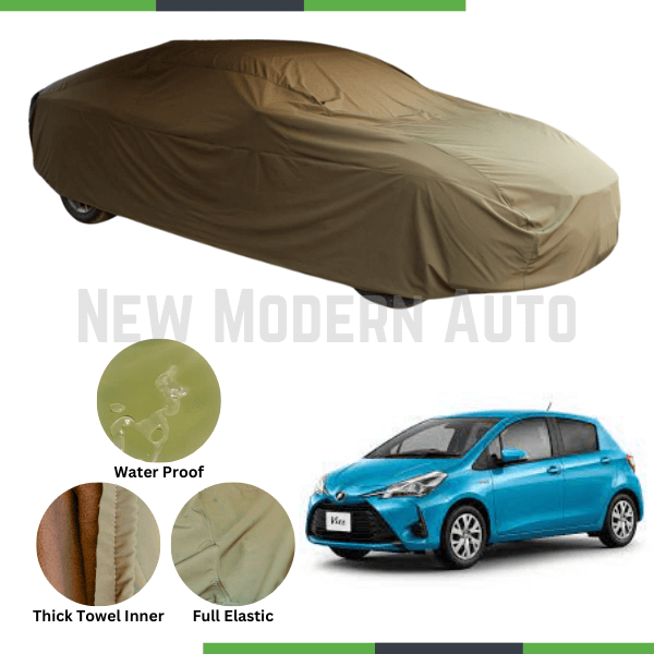 Toyota Vitz Microfiber Anti Scratch & Anti Swirls Water Resistant Top Cover | Model 2017 - 2026