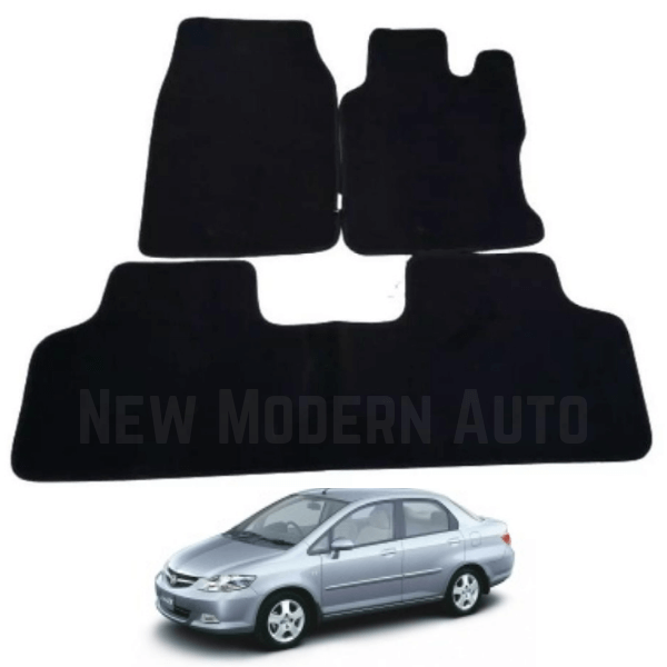 Honda City Carpet Floor Mats | 3 Pcs | Model 2003-2008 | City Floor Mats