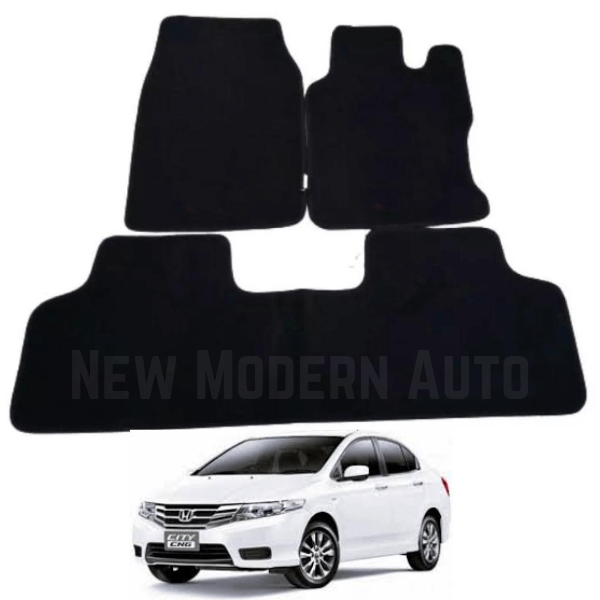 Honda City Carpet Floor Mats | 3 Pcs | Model 2009-2020 | City Floor Mats