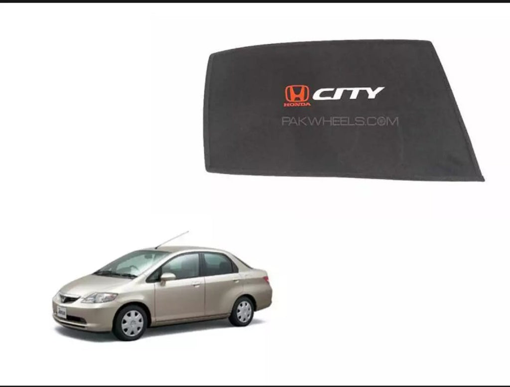 Honda City Sun Shades With Logo - 4 Pcs | Model 2002 - 2007