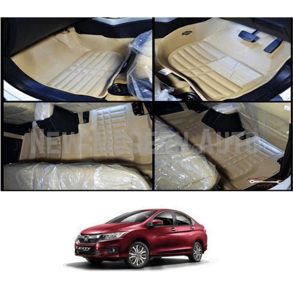 Honda City 5D Floor Mats | 3 Pcs | Model 2016-2022 | City Best Floor Mats | City 5D Floor