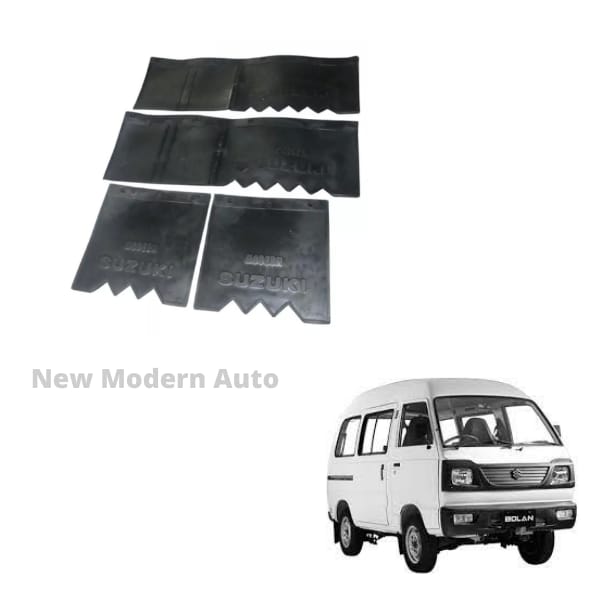 Suzuki Bolan Mud Flaps 4 Pieces | Car Mudguard | Fender Mud Flaps | Splash Guards