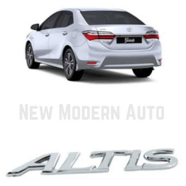 Toyota Corolla Chrome Metal "Altis" Logo