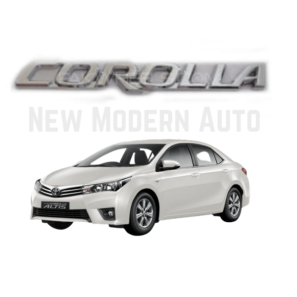 Toyota Corolla Chrome Metal "Corolla" Logo