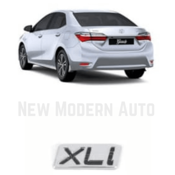 Toyota Corolla Chrome Metal "XLi" Logo
