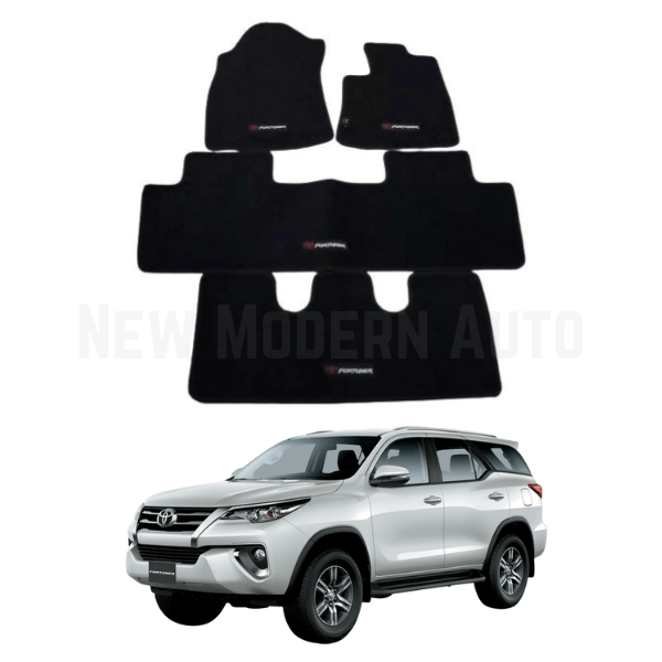 Toyota Fortuner Carpet Floor Mats 4 Pcs Fortuner Floor Mats New