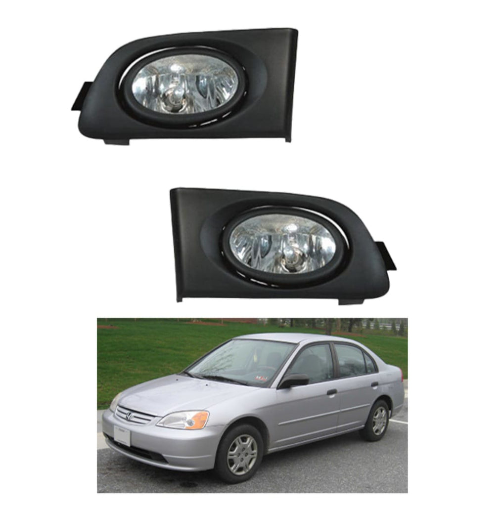 Honda Civic DLAA Fog Lamps Bumper Light | Civic Fog Lights | Model 2002 - 2008