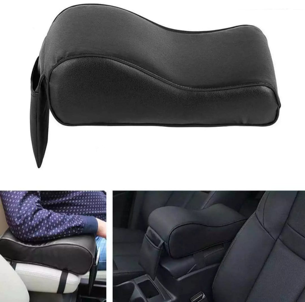 Universal Black Armrest Cushion With Phone Holder