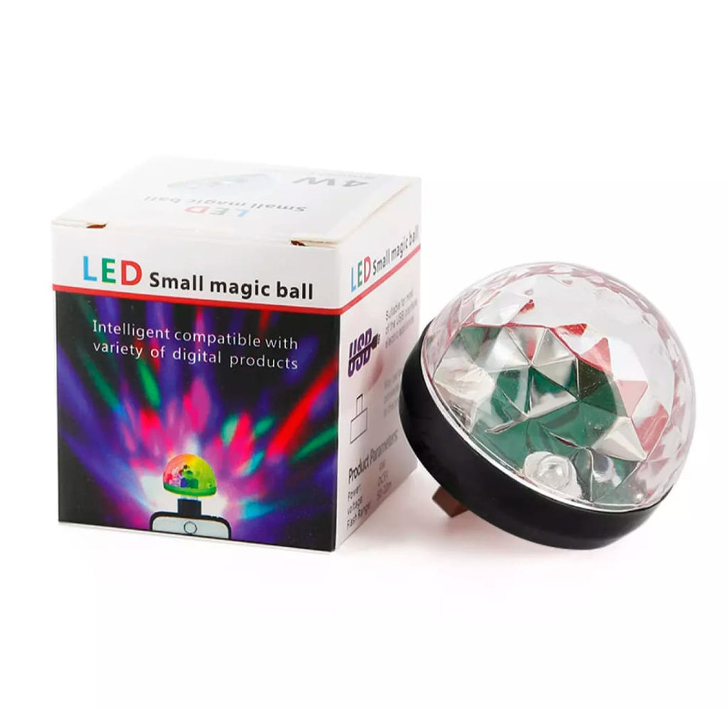 Led small deals magic ball 4w