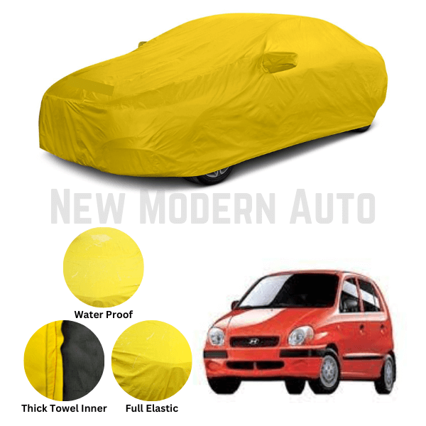 Hyundai Santro Microfiber Anti Scratch & Anti Swirls Water Resistant Top Cover