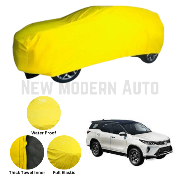 Toyota Fortuner Microfiber Anti Scratch & Anti Swirls Water Resistant Top Cover